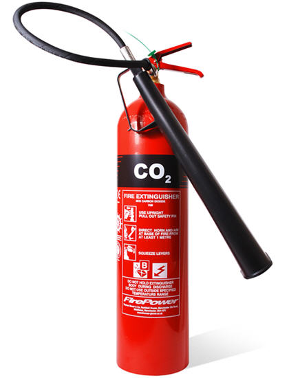 Lutte incendie : Extincteur CO2 2kg à 50kg